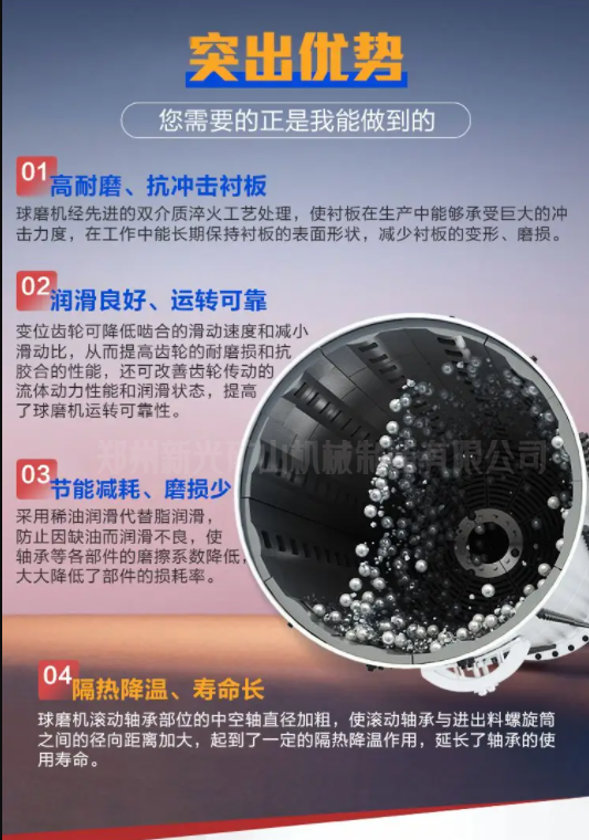 球磨机产品优势 水泥球磨机